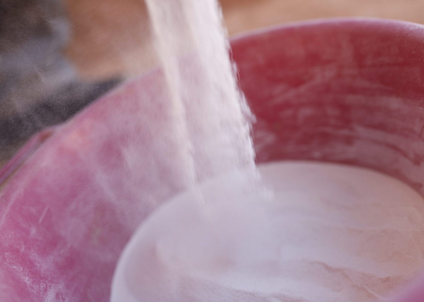 Poudre de verre pour accroche